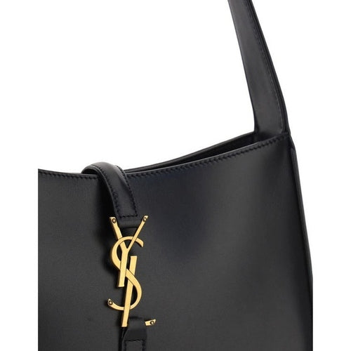 Saint Laurent Black Calf Leather Bos Taurus Handbag