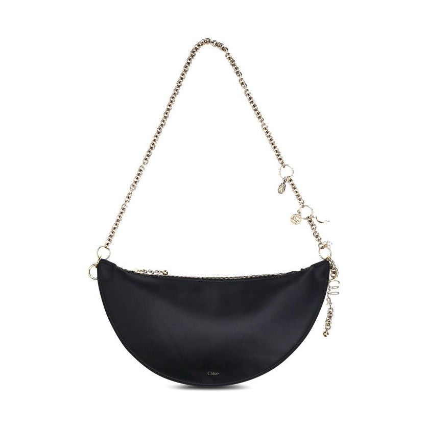 Chloé Black Calf Leather Bos Taurus Shoulder Bag