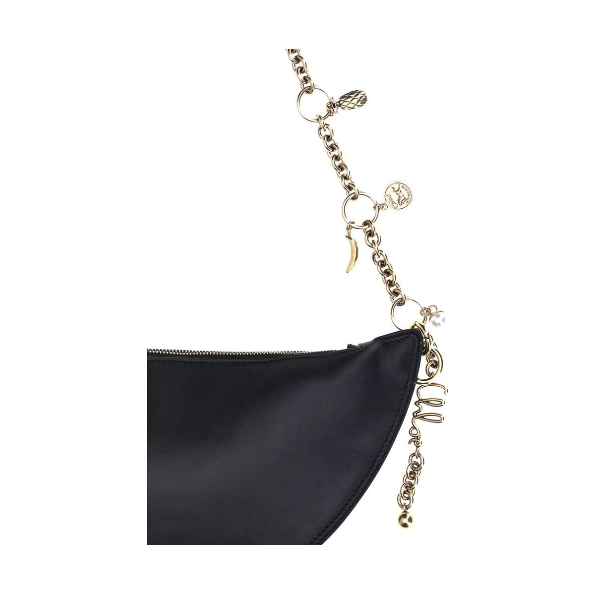Chloé Black Calf Leather Bos Taurus Shoulder Bag