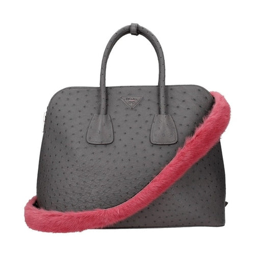 Prada Pink Fur Shoulder Bag