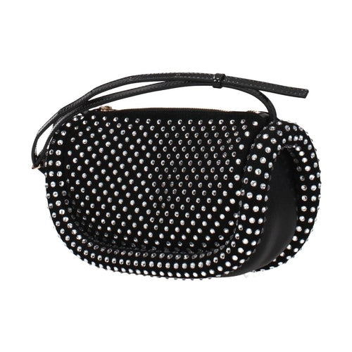 Jw Anderson Black Leather Crossbody Bag