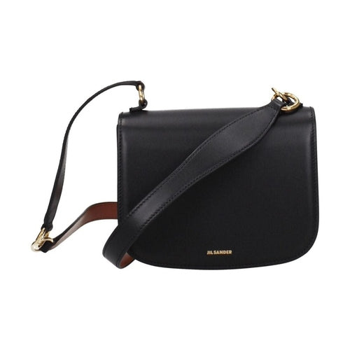 Jil Sander Black Leather Handbag