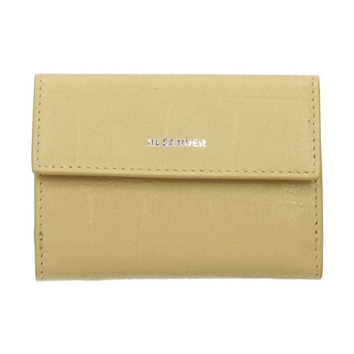 Jil Sander Yellow Leather Wallet