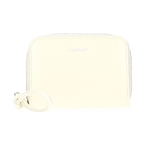 Jil Sander Beige Leather Wallet