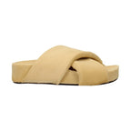 Jil Sander Beige Horsehair Slippers