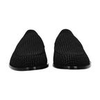 Dolce & Gabbana Black Velvet Slip-On Loafers