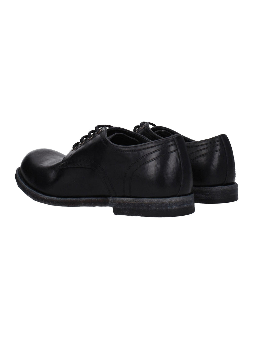 Dolce & Gabbana Black Leather Oxfords And Derbies