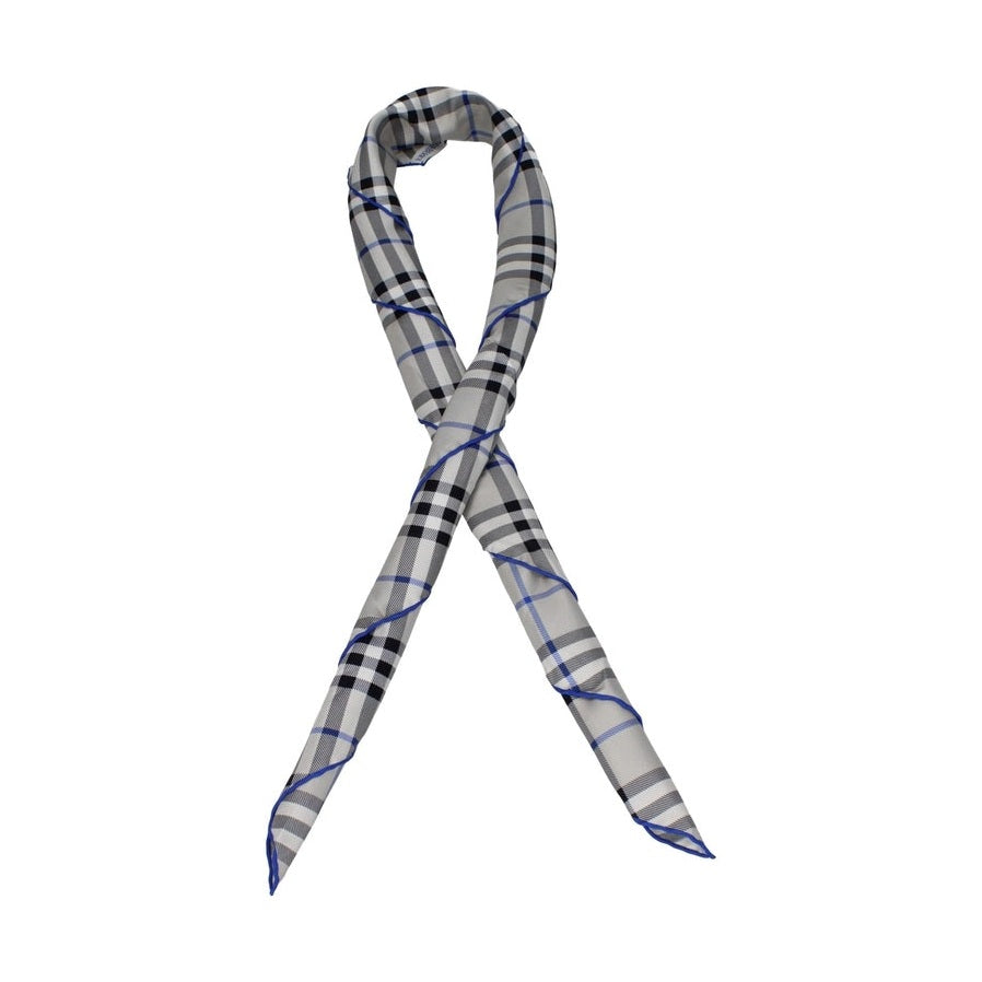 Burberry Gray Silk Foulard