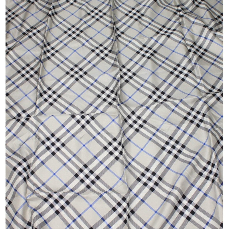 Burberry Gray Silk Foulard
