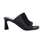 Stella McCartney Black Leather Stiletto Heel Sandals