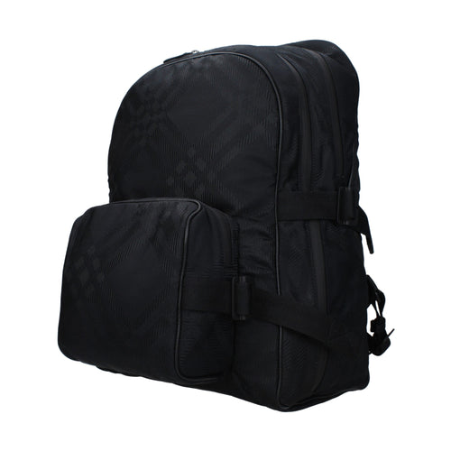 Burberry Black Fabric Backpack