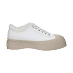 Marni White Leather Low Top Sneakers