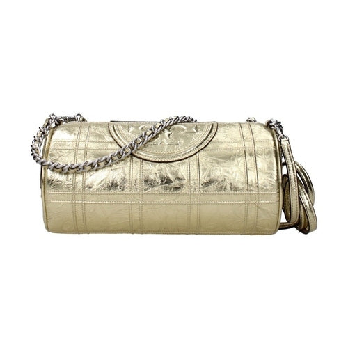 Tory Burch Gold Leather Shoulder Bag