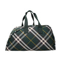 Burberry Green Fabric Luggage And Travel