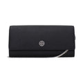 Tory Burch Black Leather Clutch Bag