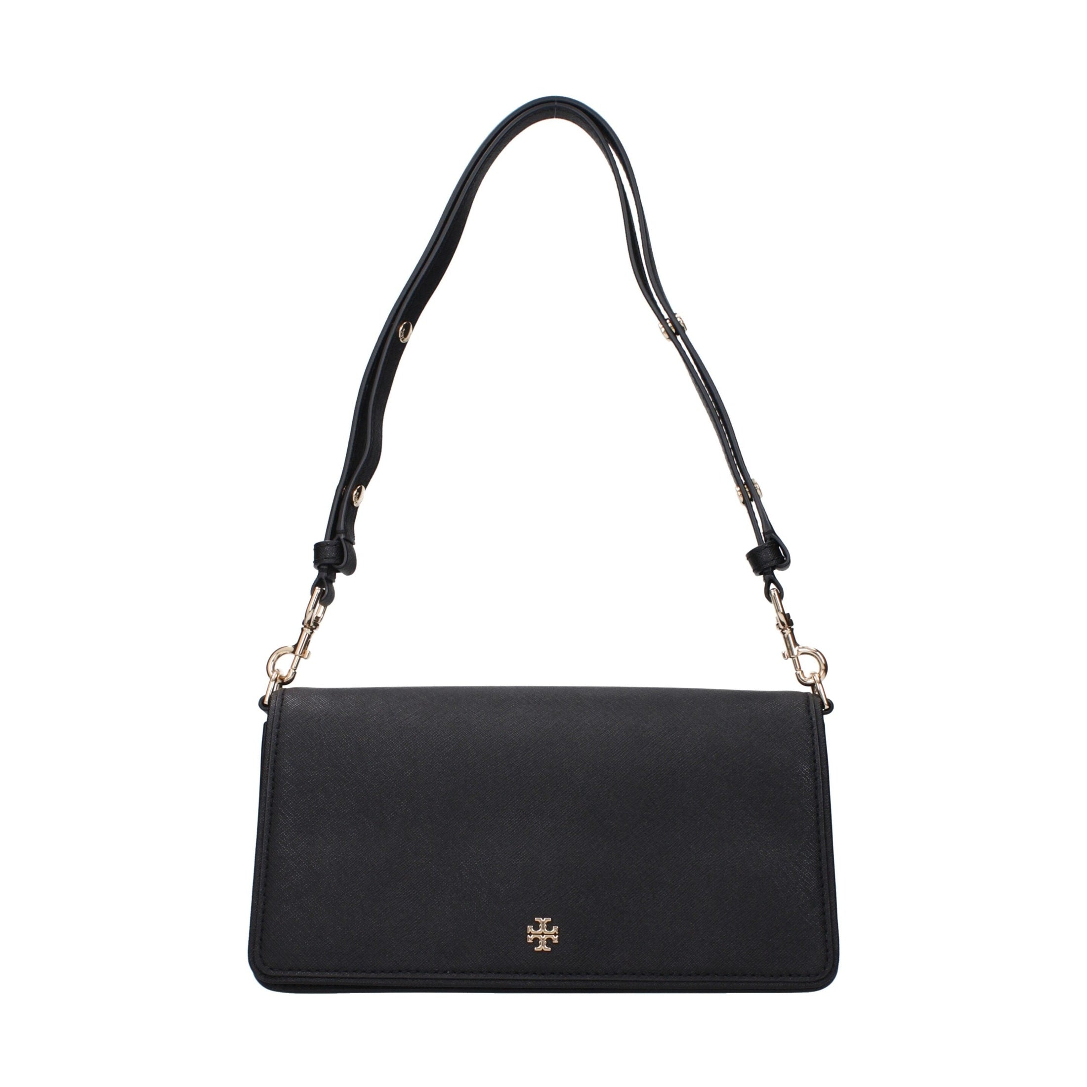 Tory Burch Black Leather Shoulder Bag