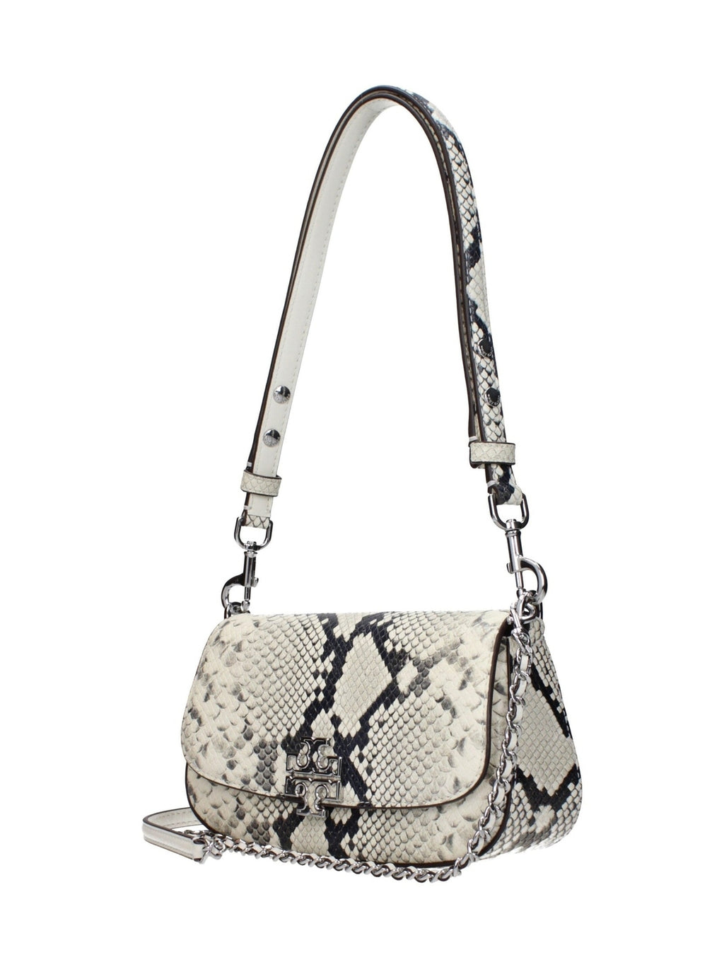 Tory Burch White Leather Shoulder Bag
