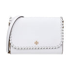 Tory Burch White Leather Clutch Bag