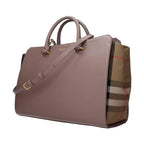 Burberry Gray Leather Handbag