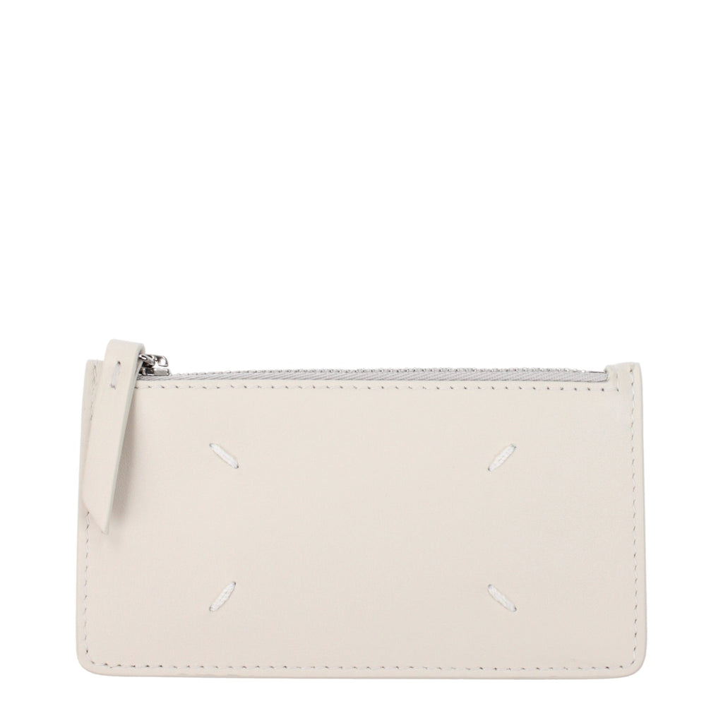 Maison Margiela Beige Leather Wallet