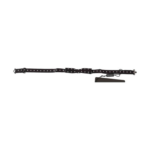 Dolce & Gabbana Black 100% Silk Polka Dot Adjustable Neck Bow Tie