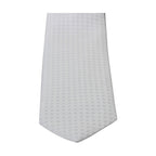 Dolce & Gabbana White Patterned Classic Mens Slim Necktie Tie