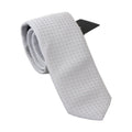 Dolce & Gabbana White Patterned Classic Mens Slim Necktie Tie