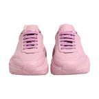 Dolce & Gabbana Pink Leather Daymaster Low Top Sneakers Shoes