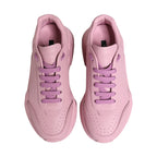 Dolce & Gabbana Pink Leather Daymaster Low Top Sneakers Shoes