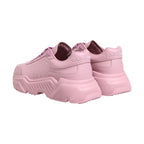 Dolce & Gabbana Pink Leather Daymaster Low Top Sneakers Shoes