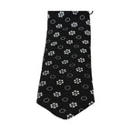 Dolce & Gabbana Black 100% Silk Floral Print Print Classic Tie