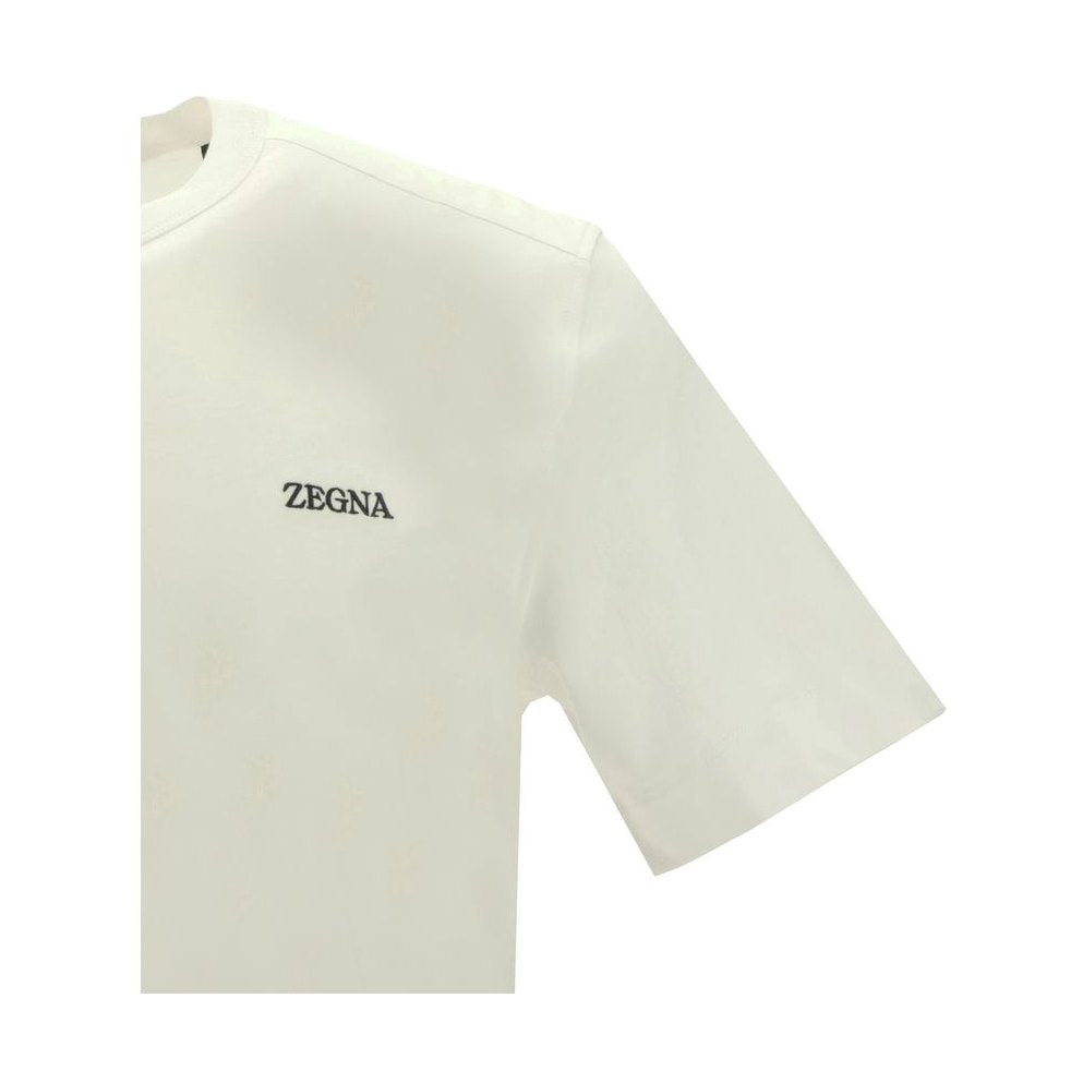 ZEGNA White Cotton T-Shirt