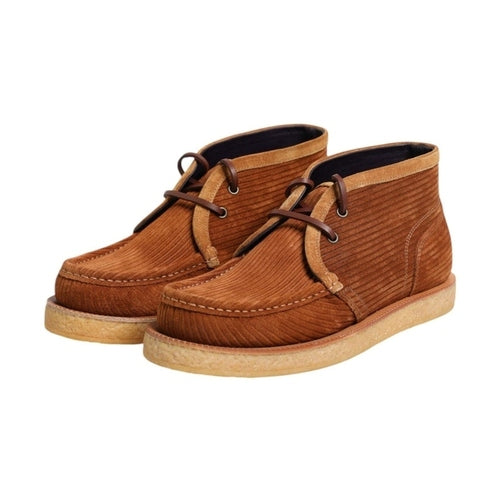 Dolce & Gabbana Brown Suede Nubuck Leather Desert Ankle Boots Shoes