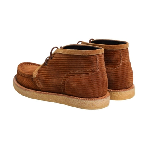 Dolce & Gabbana Brown Suede Nubuck Leather Desert Ankle Boots Shoes