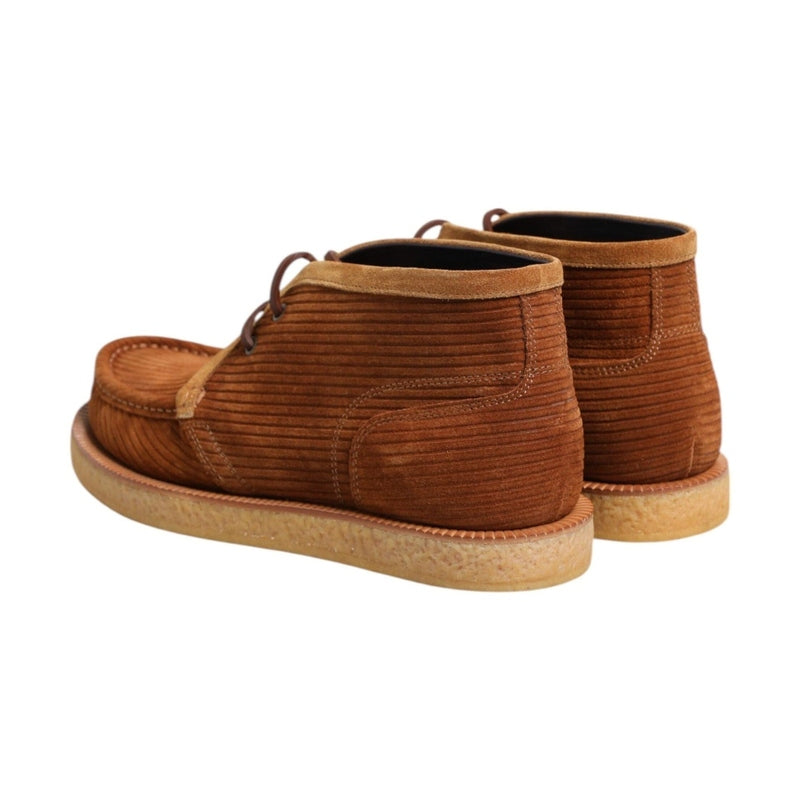 Dolce & Gabbana Brown Suede Nubuck Leather Desert Ankle Boots Shoes