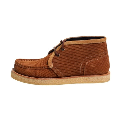 Dolce & Gabbana Brown Suede Nubuck Leather Desert Ankle Boots Shoes
