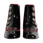 Dolce & Gabbana Black Jackie Buttoned Chelsea Boots Shoes