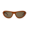 Bottega Veneta Brown Acetate Sunglasses