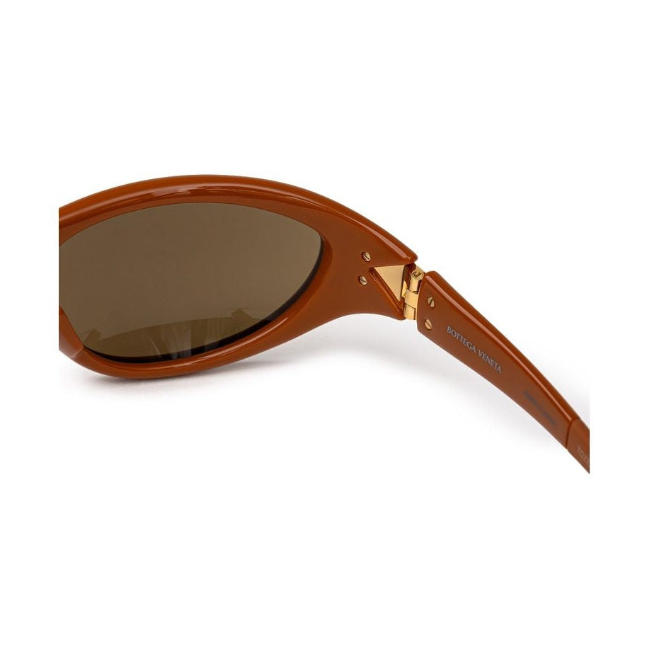 Bottega Veneta Brown Acetate Sunglasses