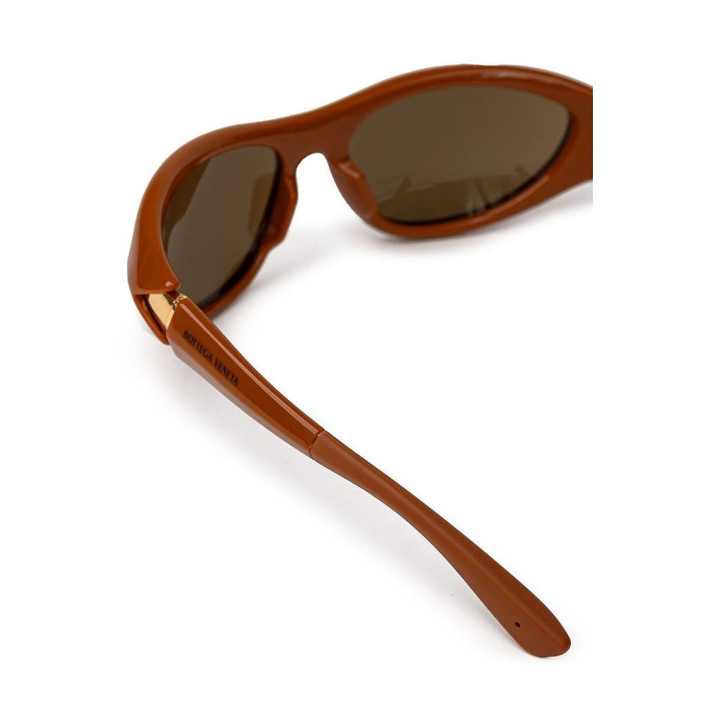 Bottega Veneta Brown Acetate Sunglasses