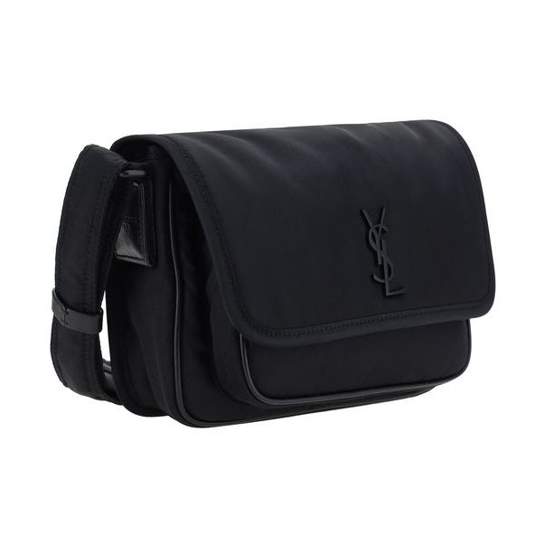 Saint Laurent Black Nylon Shoulder Bag