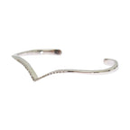 Nialaya Skyfall CZ 925 Silver Bangle Bracelet