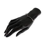 Nialaya Skyfall CZ 925 Silver Bangle Bracelet