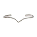 Nialaya Skyfall CZ 925 Silver Bangle Bracelet