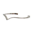 Nialaya Skyfall CZ 925 Silver Bangle Bracelet