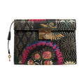 Dolce & Gabbana Multicolor Jacquard Floral Document Briefcase Bag