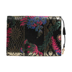 Dolce & Gabbana Multicolor Jacquard Floral Document Briefcase Bag