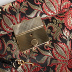 Dolce & Gabbana Multicolor Jacquard Floral Document Briefcase Bag