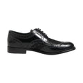 Dolce & Gabbana Black Leather Floral Lace Dress Formal  Shoes