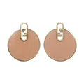 Fendi Pink Plexiglass Earrings